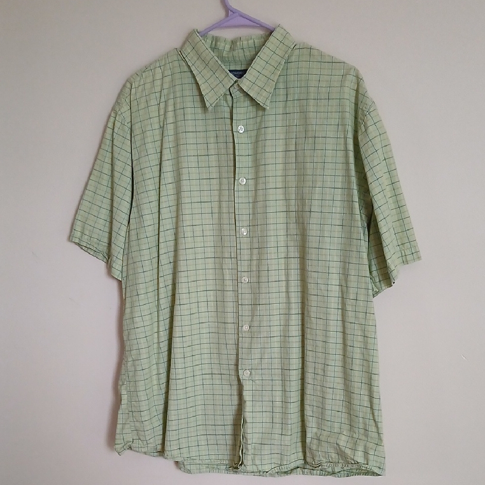 Dockers Green Casual Button Down Shirt